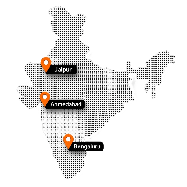 Cities served across India